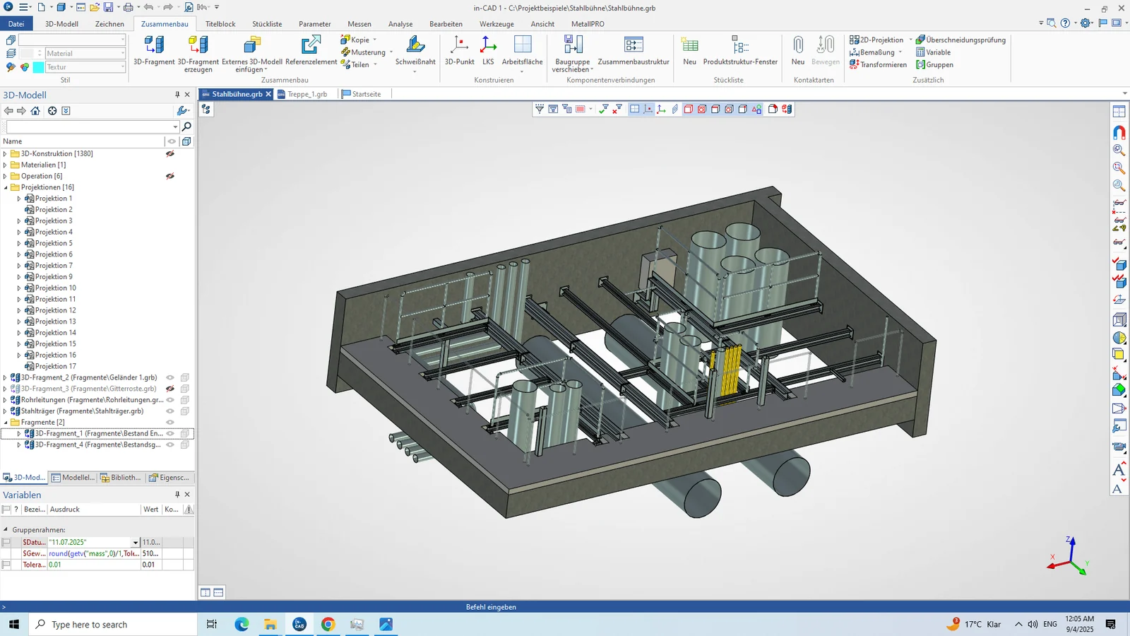 IN-CAD 3D + MetallPRO: weitere Produktansicht 3
