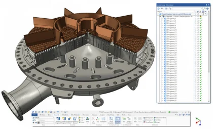 Mechanische Baugruppe in IN-CAD