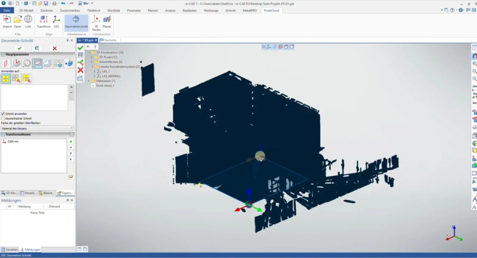 IN-CAD PointCloud: weitere Produktansicht 2